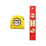Huincha de Medir 8 metros + Nivel Torpedo 203mm Stanley 94-548 - Imagen 2