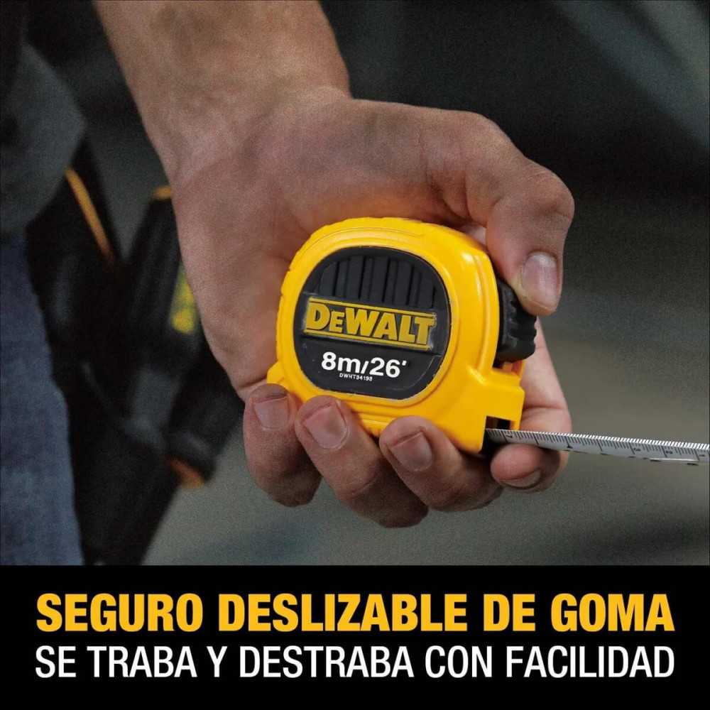 Huincha de Medir 8m/26'x25mm DeWalt DWHT34193L - Imagen 6