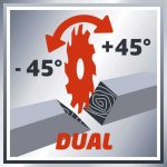 Ingleteadora con Láser con Banco 10 Einhell TE-SM 2534 DUAL 4300871 - Imagen 4