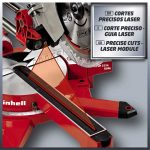 Ingleteadora con Láser con Banco 10 Einhell TE-SM 2534 DUAL 4300871 - Imagen 5
