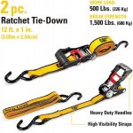 Juego de Amarre de trinquete 2PZ 3.65mt x 2.54cm CAT 980091N - Imagen 3