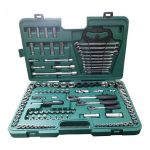 Juego de Dados 1/2"- 1/4"- 3/8" y herramientas 120 Piezas Sata ST09014SJ