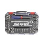 Juego de Dados 1/4' y 3/8' 63 Pzs WorkPro MI-WKP-055266 - Imagen 4