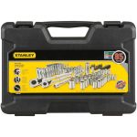Juego de Dados + 2 ratchet cabeza de pera 85 Piezas Stanley STMT71651