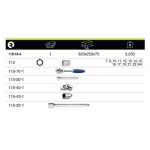 Juego de Dados 3/8” 18 pzs Irimo 119-18-4