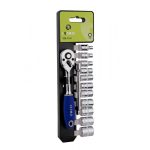 Juego de Dados + chicharra 1/4" + 1 extension Irimo 109-13-4 - Imagen 2