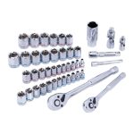 Juego de Dados combinados 1/4" y 3/8" 101 PIEZAS WorkPro MI-WKP-055271 - Imagen 7
