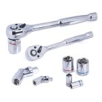 Juego de Dados combinados 1/4" y 3/8" 101 PIEZAS WorkPro MI-WKP-055271 - Imagen 10