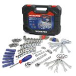 Juego de Dados combinados 1/4" y 3/8" 145 pzs WorkPro MI-WKP-055273 - Imagen 4
