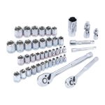 Juego de Dados combinados 1/4" y 3/8" 145 pzs WorkPro MI-WKP-055273 - Imagen 5