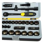 Juego de Dados Cromo negro 1/2" 30 Piezas Stanley 94-662 - Imagen 4