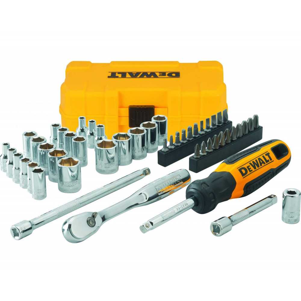 Juego de Dados + herramientas mecánicas 50 pzs DeWalt DWMT81610 - Imagen 3