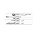 Juego de Dados Hexagonales 3/4" 22-55MM 17 pzs 928E/C17 Beta 9282017