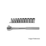 Juego de Dados métrico mando 1/2" 11 pzs Dados 10-19mm Stanley 86-734 - Imagen 2