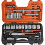 Juego de Dados Poligonales 1/4" y 1/2" 56 pzs Bahco S560