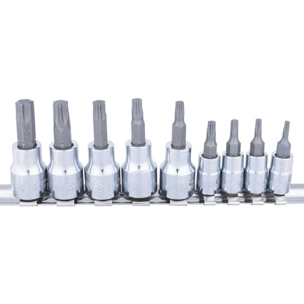 Juego de Dados Torx 1/4"-3/8" 9 Piezas S54H5509S Jonnesway MI-JON-46794 - Imagen 3