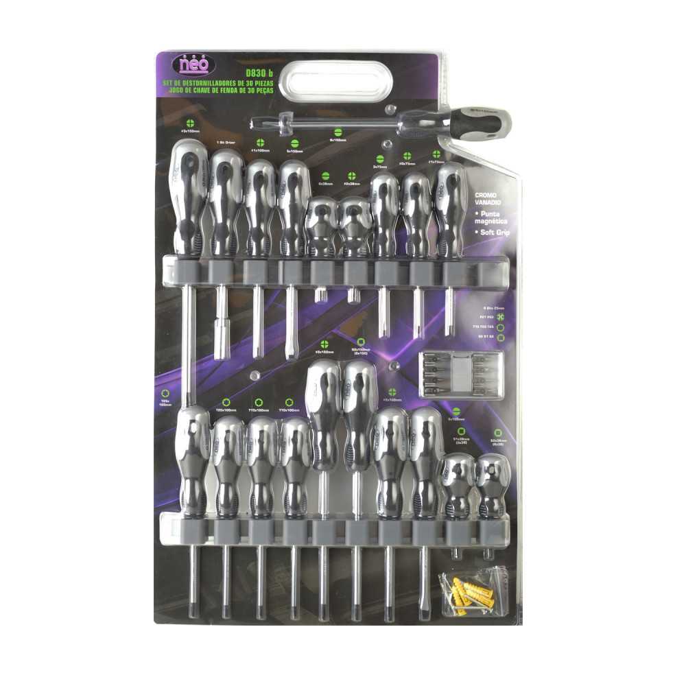 Juego de Destornilladores 30 Piezas D830B Neo MI-NEO-043822 - Imagen 1