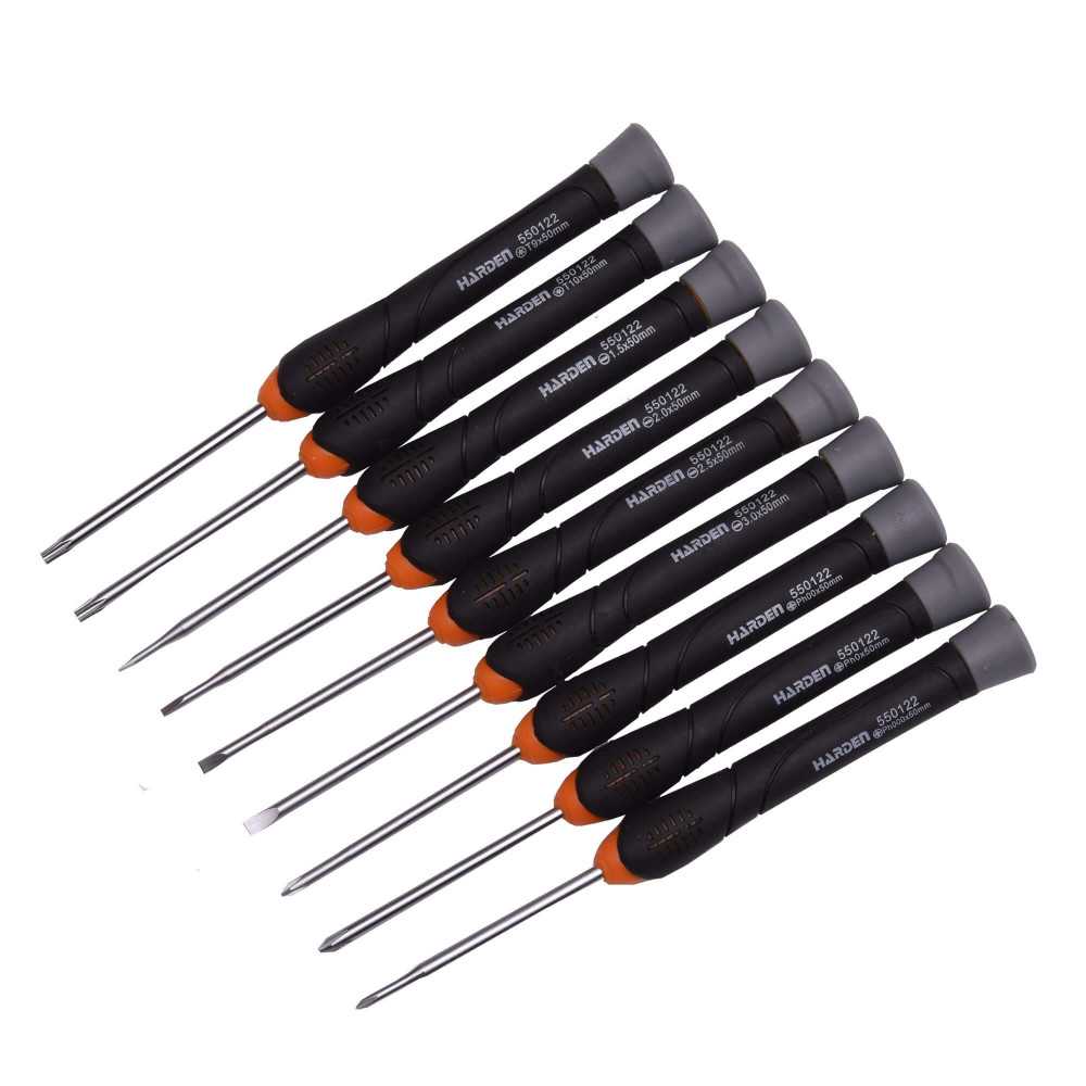 Juego de Destornilladores Cruz, Paleta y Torx 9pz Harden 550122 - Imagen 2