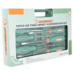Juego de Destornilladores Impacto 10 Piezas D70PP10S Jonnesway MI-JON-32953