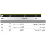 Juego de Destornilladores Plano-Phillips 5 piezasIrimo 459-5-B