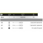 Juego de Destornilladores Plano-Phillips 6 piezas Irimo 459-6-C