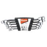 Juego de Llaves Corona Boca Abierta 5 Pzs Makita B-65545