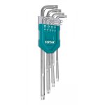 Juego de Llaves Hexagonales Torx Largas 9 pzs Total Tools THT106392