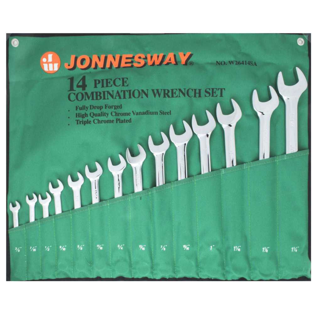 Juego de Llaves Punta Corona 14 Piezas W26414S Jonnesway MI-JON-37666 - Imagen 2