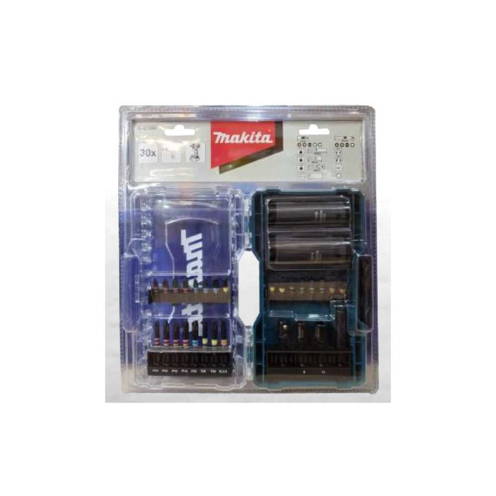 Juego de Puntas - Adaptadores y Dados 30 pzs Makita E-07060 - Imagen 1