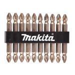 Juego de Puntas dobles imantadas Phillips PH2 10 pzs Makita D-34366