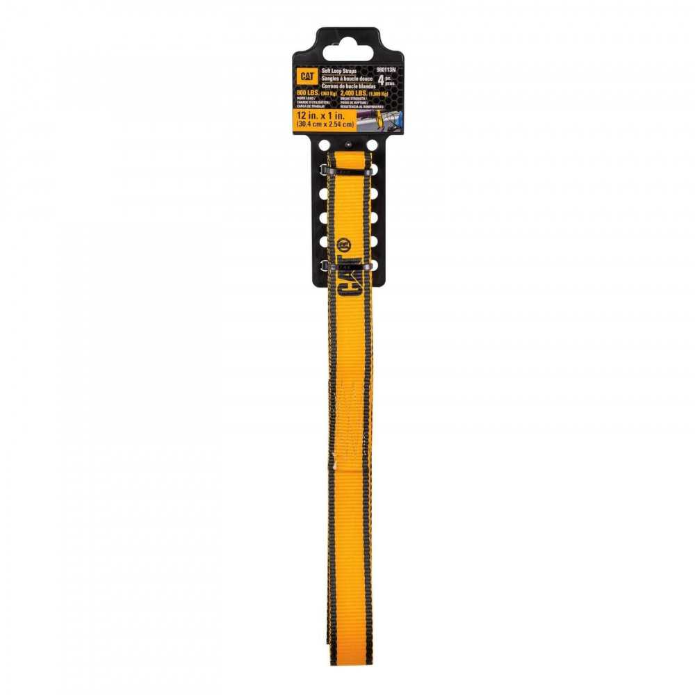 Juego Gancho suave amarillo/negro 4PZ 12"x1" CAT 980113N - Imagen 3