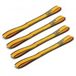 Juego Gancho suave amarillo/negro 4PZ 12"x1" CAT 980113N - Imagen 2