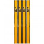 Juego Gancho suave amarillo/negro 4PZ 12"x1" CAT 980113N - Imagen 4