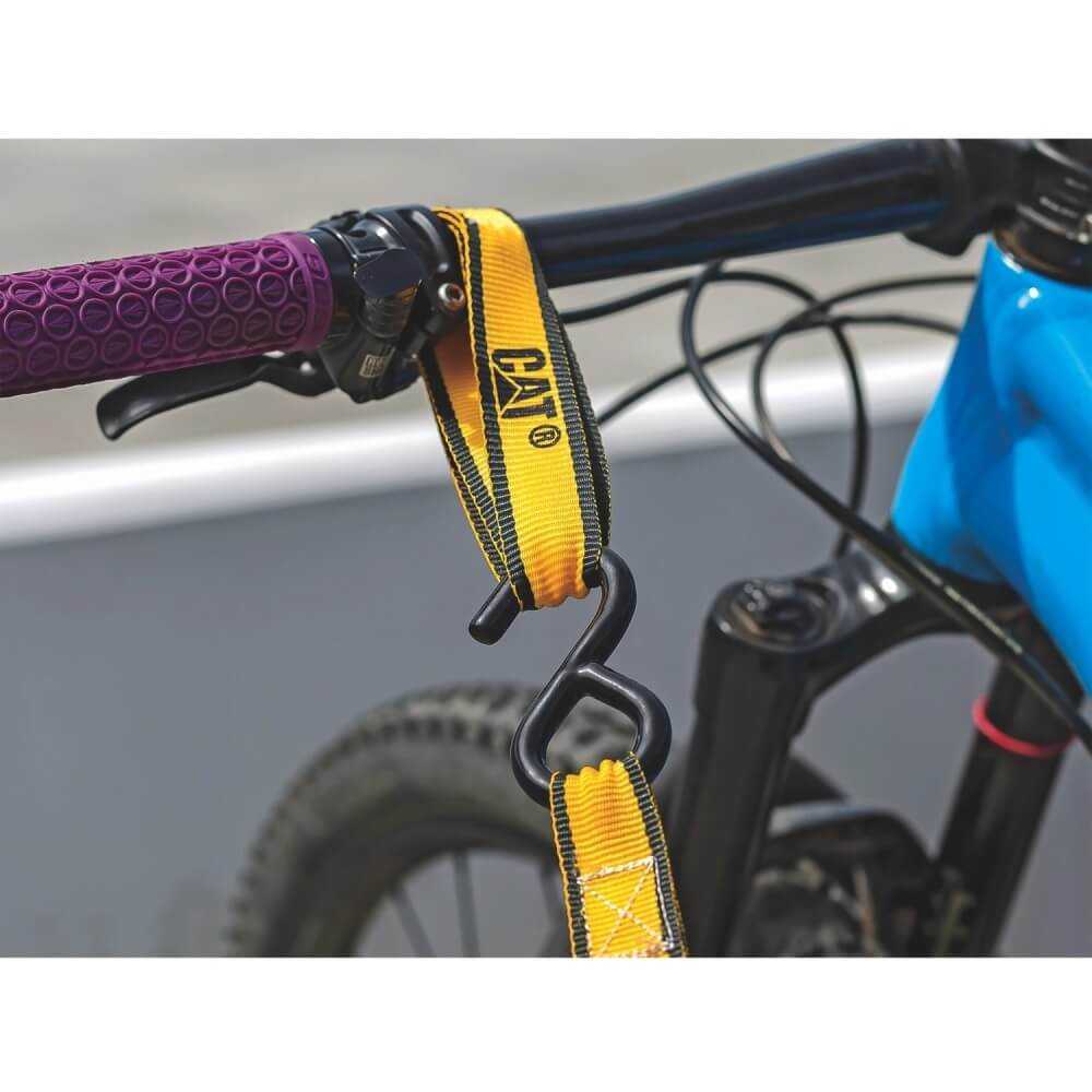 Juego Gancho suave amarillo/negro 4PZ 12"x1" CAT 980113N - Imagen 1