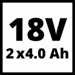 Kit Baterías 2 Piezas 18V 4,0Ah PXC Twin Pack Einhell 4511489