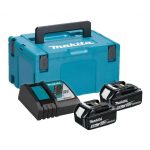 Kit Cargador 18V DC18RC + 2 Baterías 18V 5Ah BL1850B + Makpac Makita 197624-2 - Imagen 2