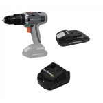 Kit Taladro Percutor inalámbrico 13mm 18v + Batería + Cargador Gladiator COMBO-2