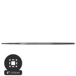 Lima Cuadrada 4" (100mm) Pica Bastarda (1) LS5570-4-1