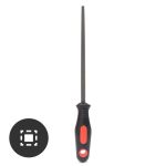 Lima Cuadrada con Mango Ergonómico 10" (250mm) Pica Bastarda LX-5579-10-1