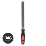 Lima Plana para Sierra (1 Canto) con Mango Ergonómico 8" (200mm) Pica Media LX-5689-8-2