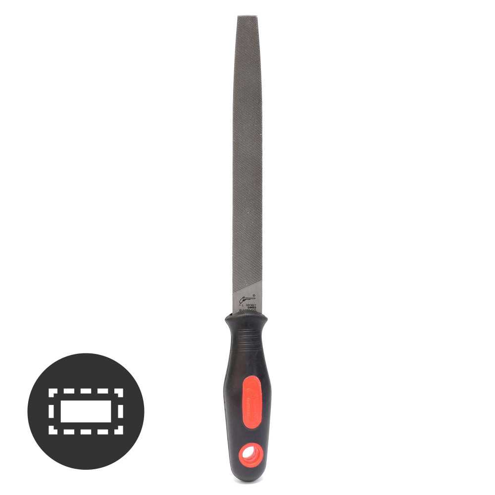 Lima Plana Punta con Mango Ergonómico 8" (200mm) Pica Media LX-5529-8-2 - Imagen 1