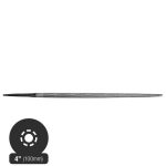 Lima Redonda 4" (100mm) Pica Media (2) LS5580-4-2