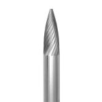 Lima Rotativa Árbol con Punta - 1/4'' -Toma 1/4'' - Estandar (Corte 2) - Carburo Tungsteno - Grobet