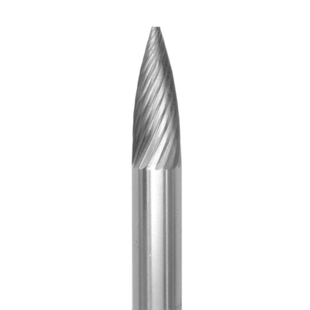 Lima Rotativa Árbol con Punta - 1/4'' -Toma 1/4'' - Estandar (Corte 2) - Carburo Tungsteno - Grobet - Imagen 1