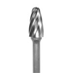 Lima Rotativa Árbol con Radio - 1/2'' -Toma 6mm - Aluminio (Corte 1) - Carburo Tungsteno - Grobet