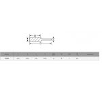 Lima Rotativa Cilíndrica 10x20mm para metal Bahco A1020M06