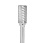 Lima Rotativa Cilíndrica Plana - 1/2'' -Toma 1/4'' - Estandar (Corte 2) - Carburo Tungsteno - Grobet