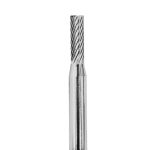 Lima Rotativa Cilíndrica Plana - 3/16'' - Toma 1/4'' - Estandar (Corte 2) - Carburo Tungsteno - Grobet