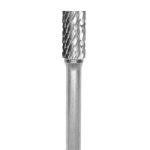 Lima Rotativa Cilíndrica Plana - 3/8'' -Toma 1/4'' - Doble Corte (Corte 5) - Carburo Tungsteno - Grobet