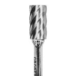 Lima Rotativa Cilíndrica Plana - 3/8'' -Toma 6mm - Aluminio (Corte 1) - Carburo Tungsteno - Grobet